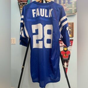 Vintage 90s Indianapolis Colts Jersey Size 48 Champion Brand Marshall Faulk vtg